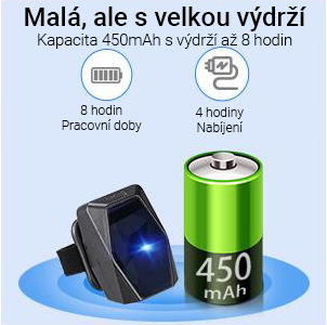 Čtečka čárových kódů Senso R2 — bezdrátová, na prst