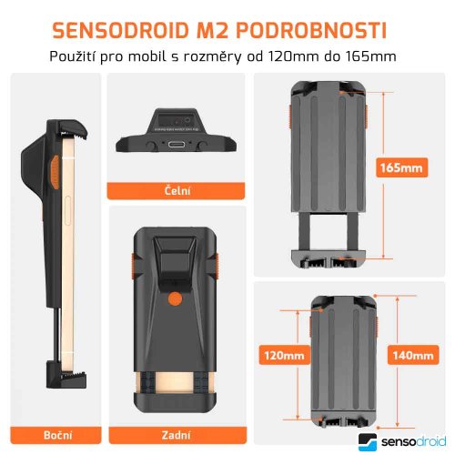 Bluetooth čítačka čiarových kódov a QR kódov senso M2