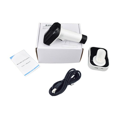 Wireless 1D and 2D code scanner sensodroid T4050 with charging base